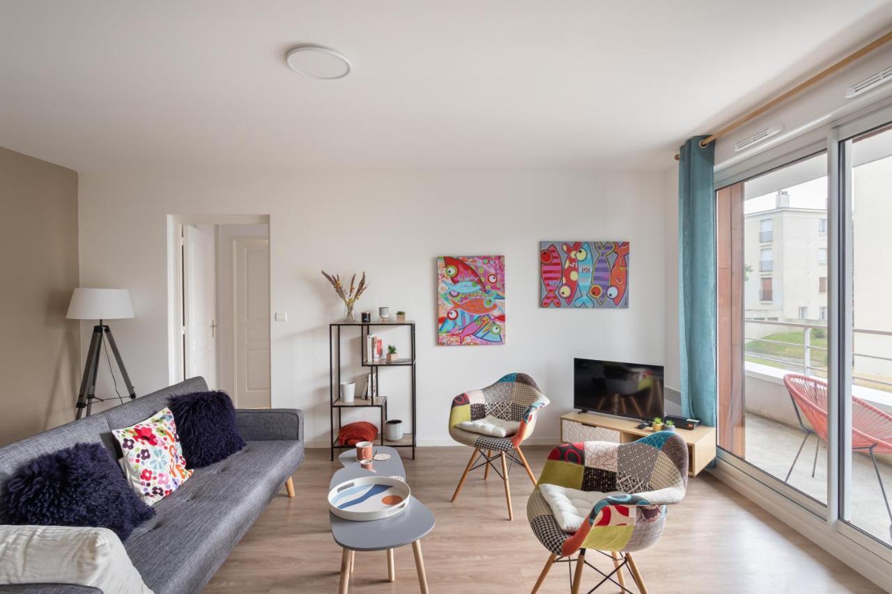 Bahibe - Balcon Et Parking Au Calme Proche Gare Apartman Rennes Kültér fotó