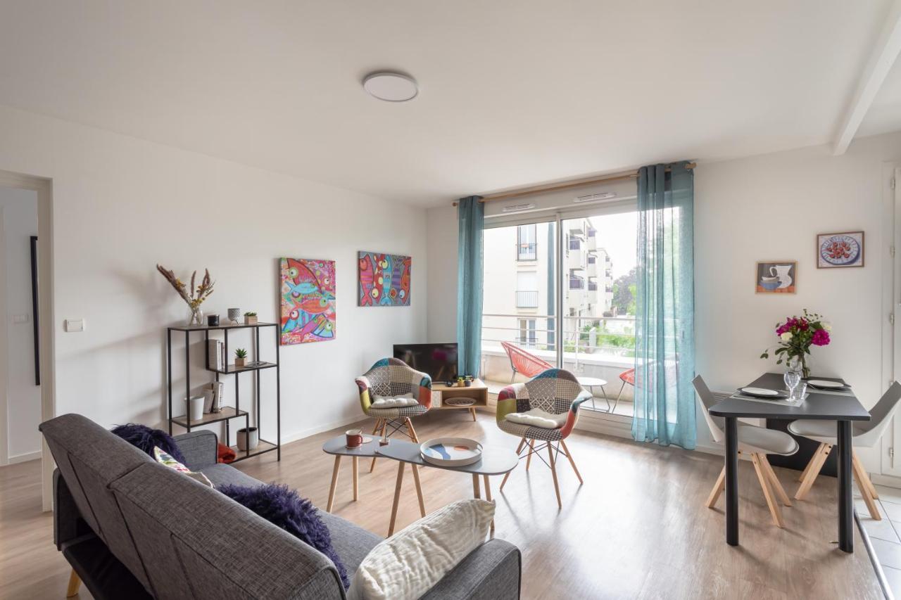Bahibe - Balcon Et Parking Au Calme Proche Gare Apartman Rennes Kültér fotó