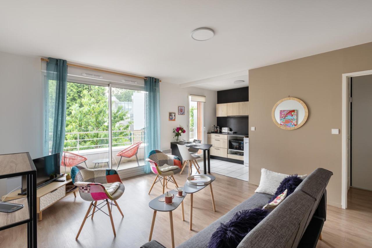 Bahibe - Balcon Et Parking Au Calme Proche Gare Apartman Rennes Kültér fotó
